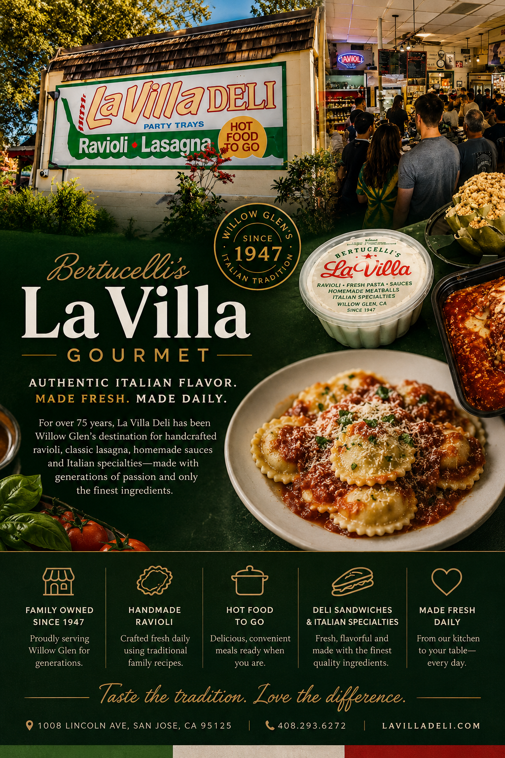 BERTUCELLI'S La Villa Italian Delicatessen — Italian Restaurant / Deli